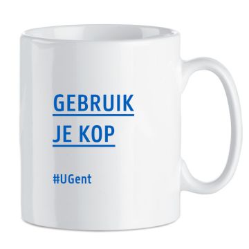 Mug 'Gebruik je kop'