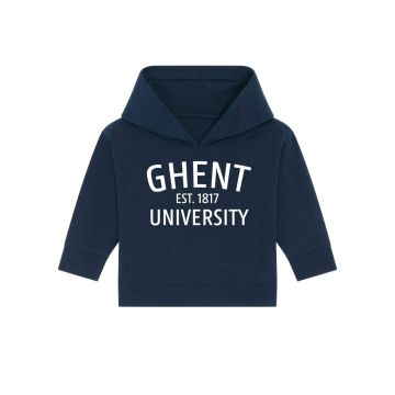 Hooded sweater - baby - navy