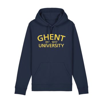 Hooded sweater - unisex - navy - NEW