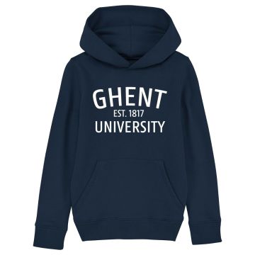 Hooded sweater - kids - navy