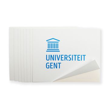 Sticker 10,5 cm breed x 5 cm hoog - per 10 stuks 